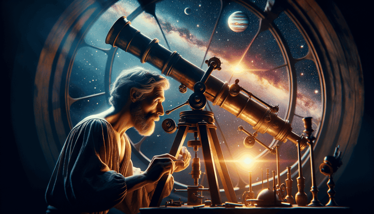 Galileo and the Invention of the Telescope: Gazing into the Depths of the Universe 2 Image Description