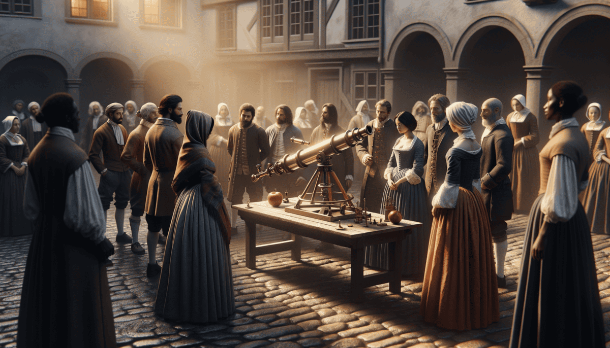 Galileo and the Invention of the Telescope: Gazing into the Depths of the Universe 1 Image Description