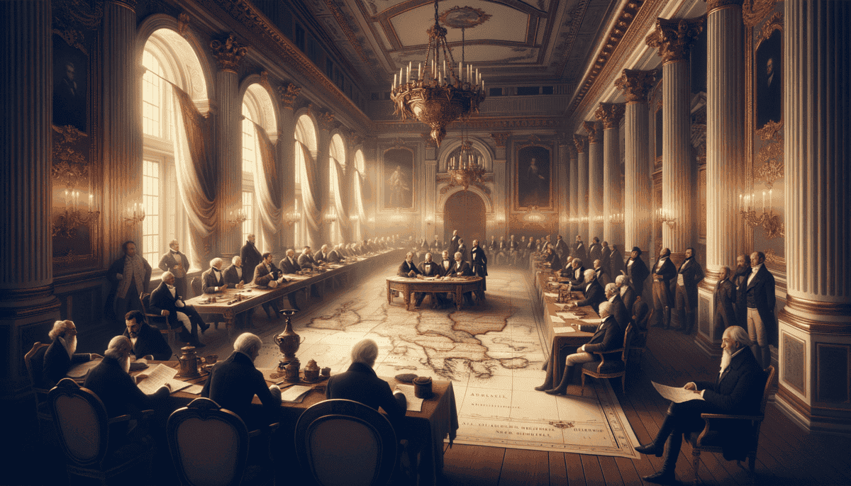 The Treaty of Vienna, 1815: Reshaping the Map of Europe 2 Image Description