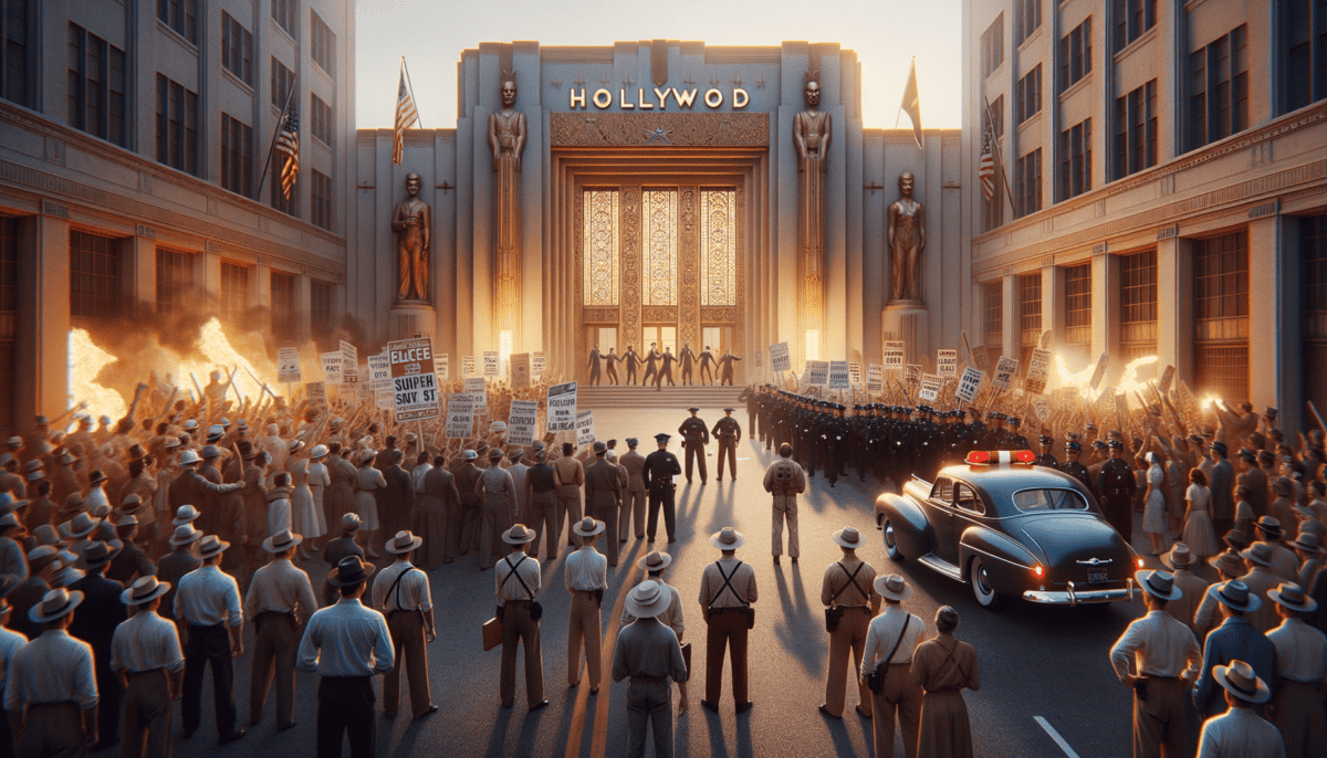 The Hollywood Strike of 1945: Stars and Scripts on the Picket Lines 2 Image Description