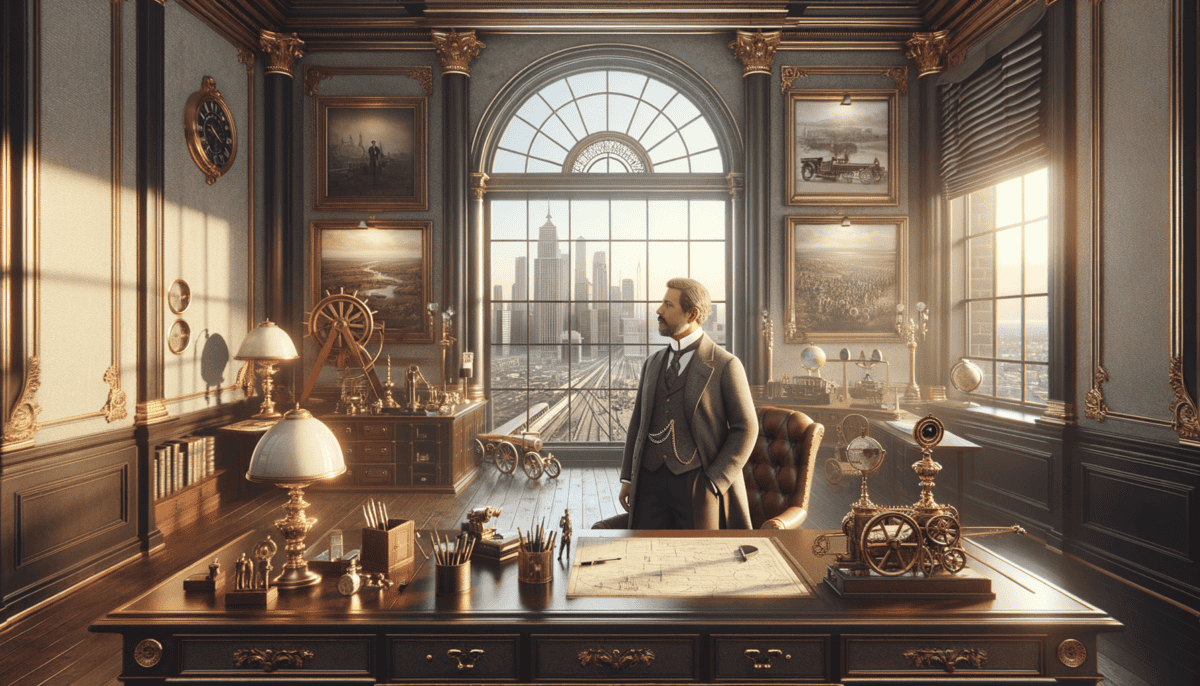 Cornelius Vanderbilt: Steamship King and Railroad Tycoon of America 4 Image Description