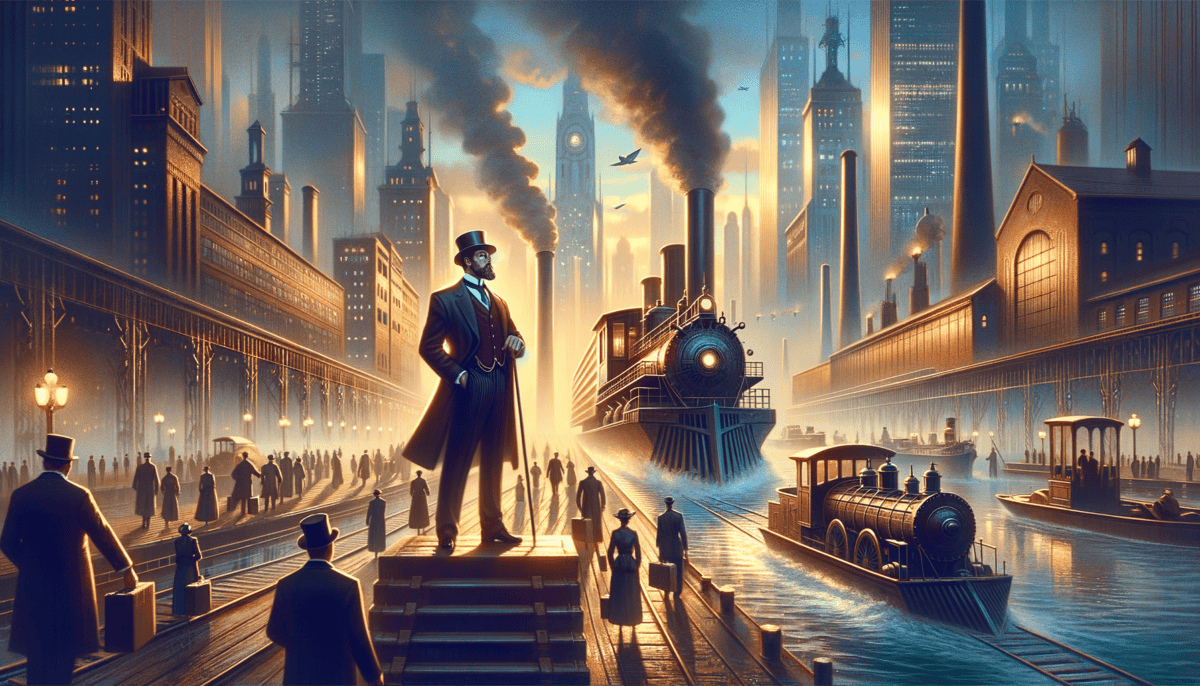 Cornelius Vanderbilt: Steamship King and Railroad Tycoon of America 2 Image Description