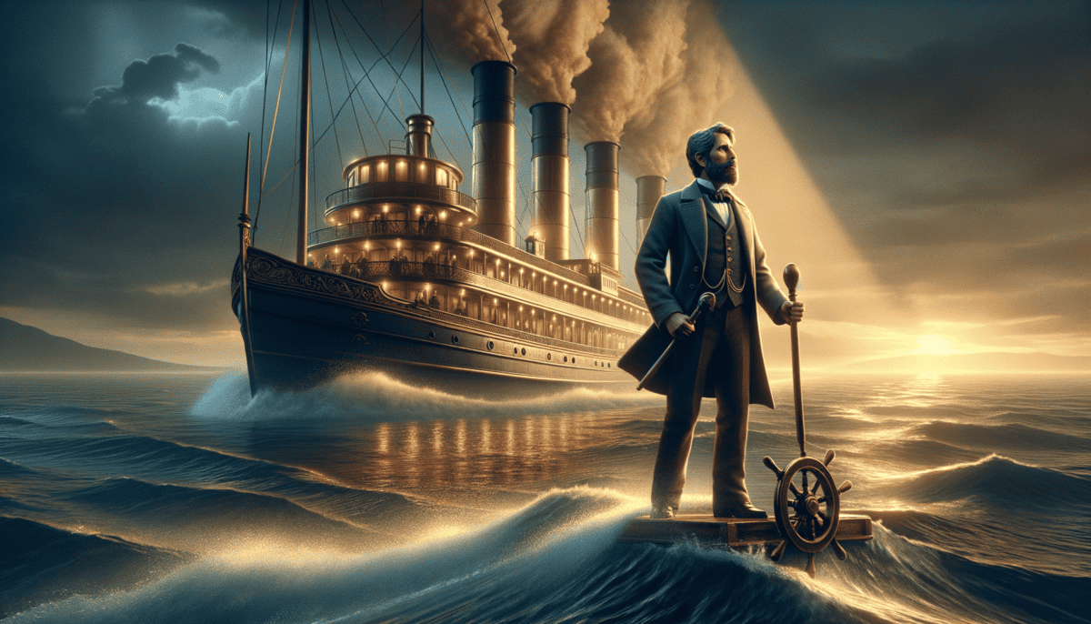Cornelius Vanderbilt: Steamship King and Railroad Tycoon of America 1 Image Description