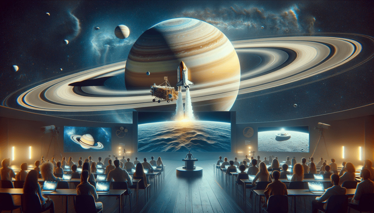 Cassini-Huygens Odyssey: Unlocking the Secrets of Saturn and Titan 5 Image Description