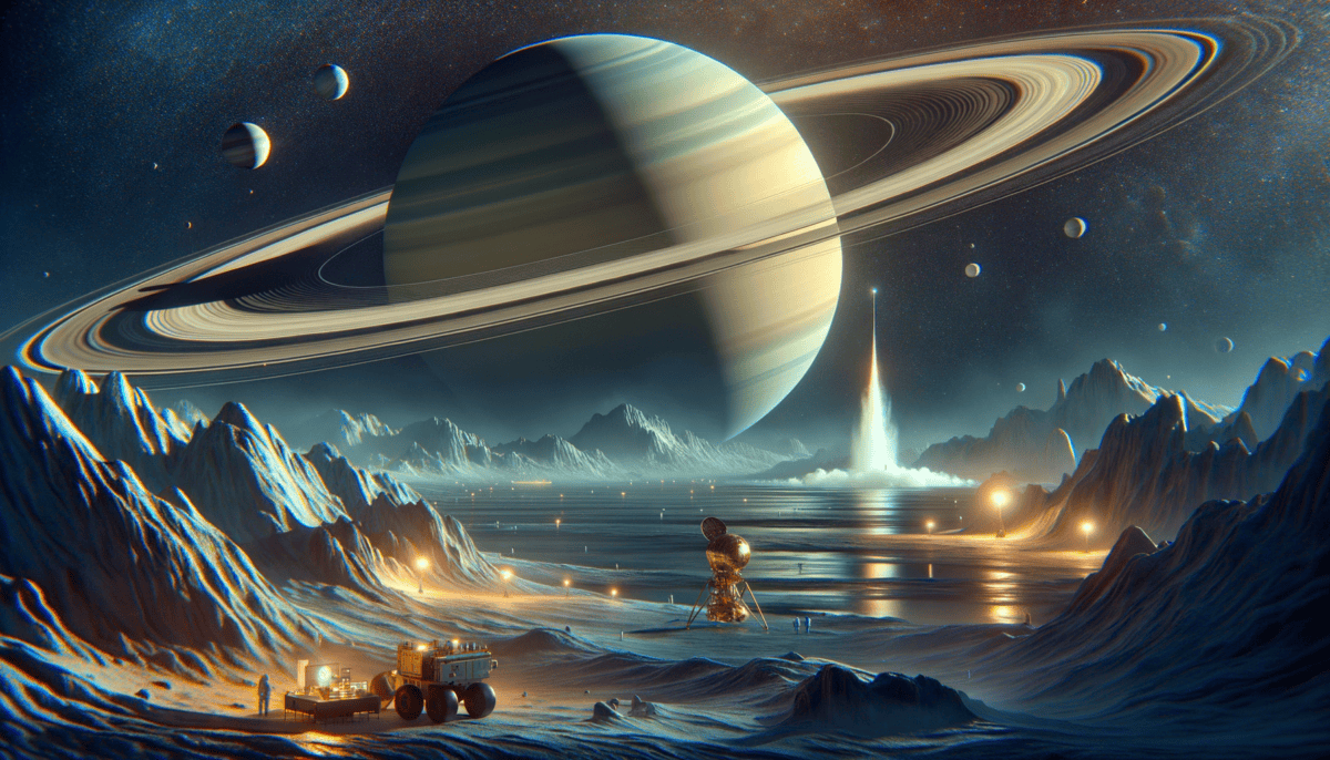 Cassini-Huygens Odyssey: Unlocking the Secrets of Saturn and Titan 4 Image Description