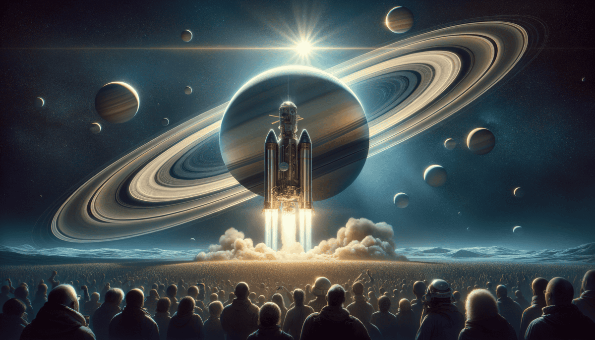 Cassini-Huygens Odyssey: Unlocking the Secrets of Saturn and Titan 1 Image Description