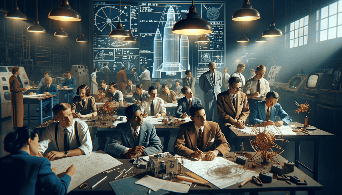 NASA TIROS-1 (1960): Launching the Future - The First Weather Satellite in Orbit 1 Image Description