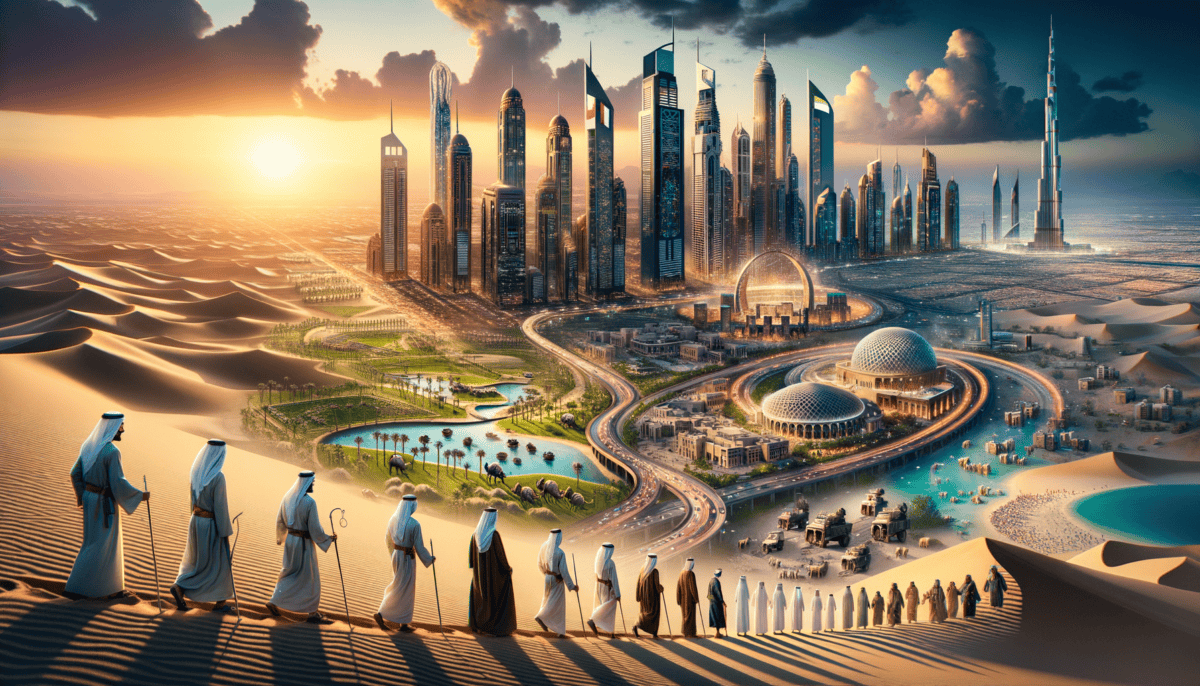 The Story of UAE: From Desert Dunes to Global Crossroads 1 Image Description