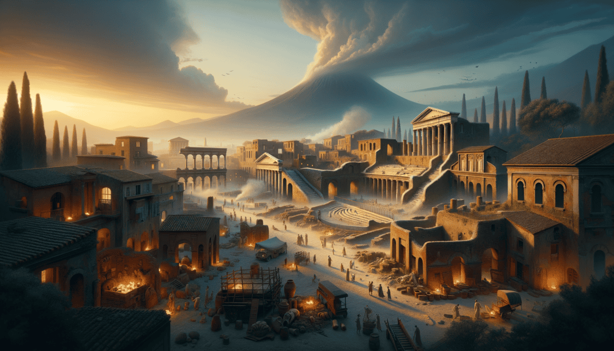 The Ancient City of Frozen Ash: Unearthing the Secrets of Pompeii 4 Image Description