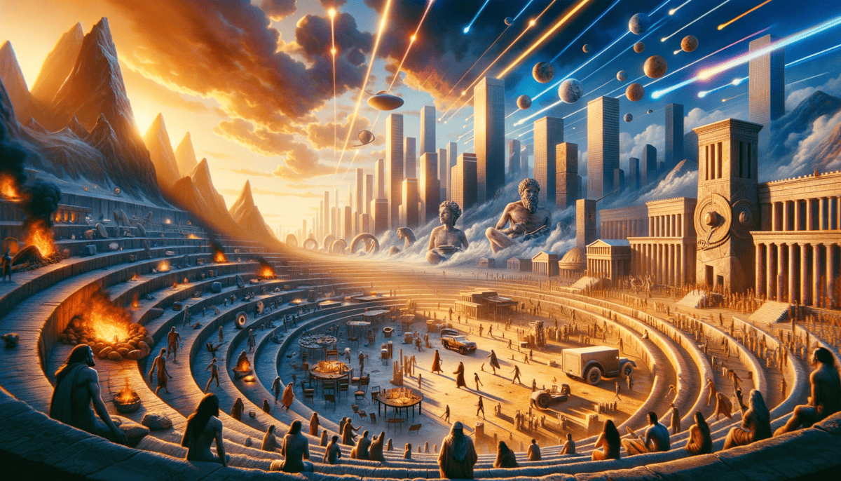 The Epic Journey of Human Civilization: From Stone Tools to Cities 5 Image Description