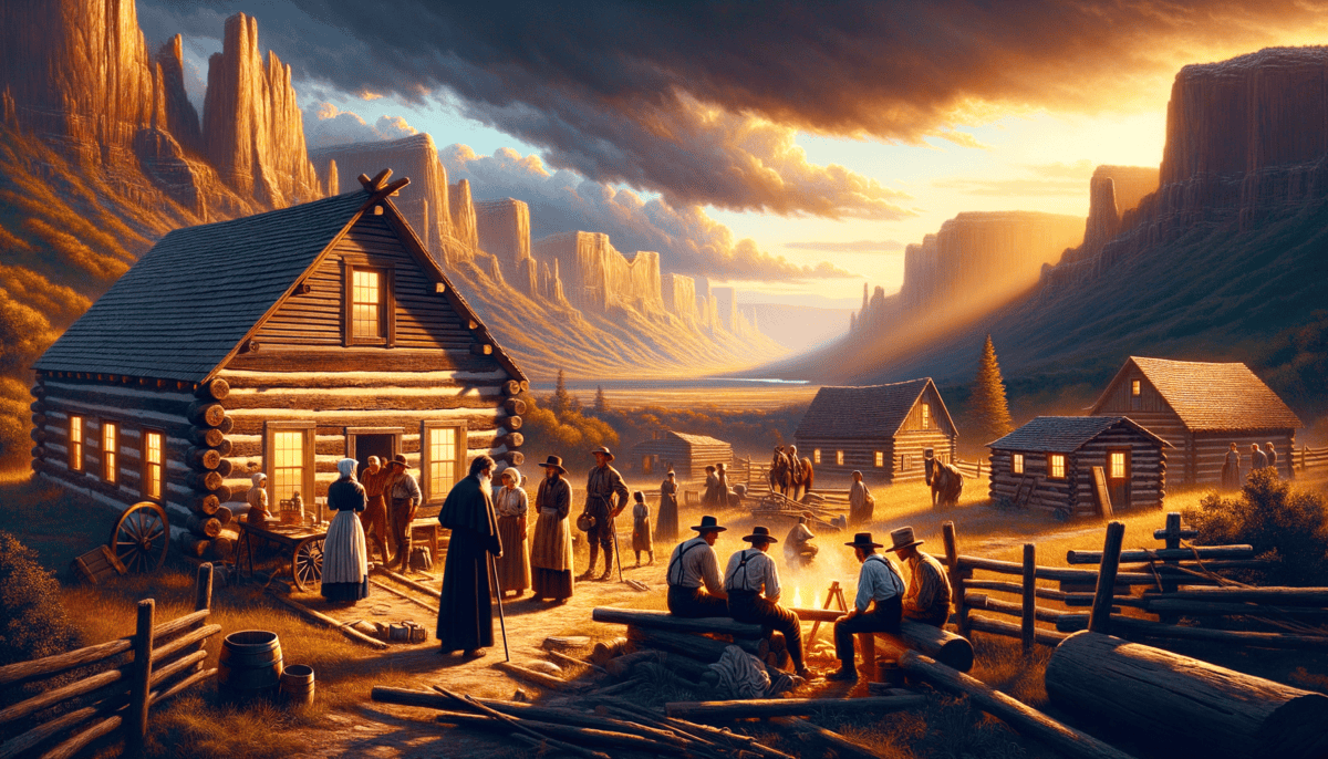 The Mormon Church: Pioneers of Faith Across the American Frontier 1 Image Description