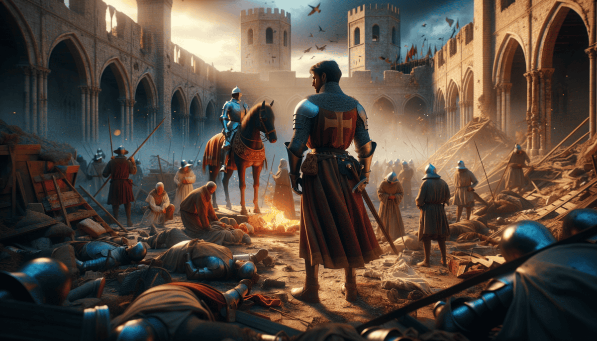 Knights and Sieges: The Bold Battles of Medieval Military History 4 Image Description