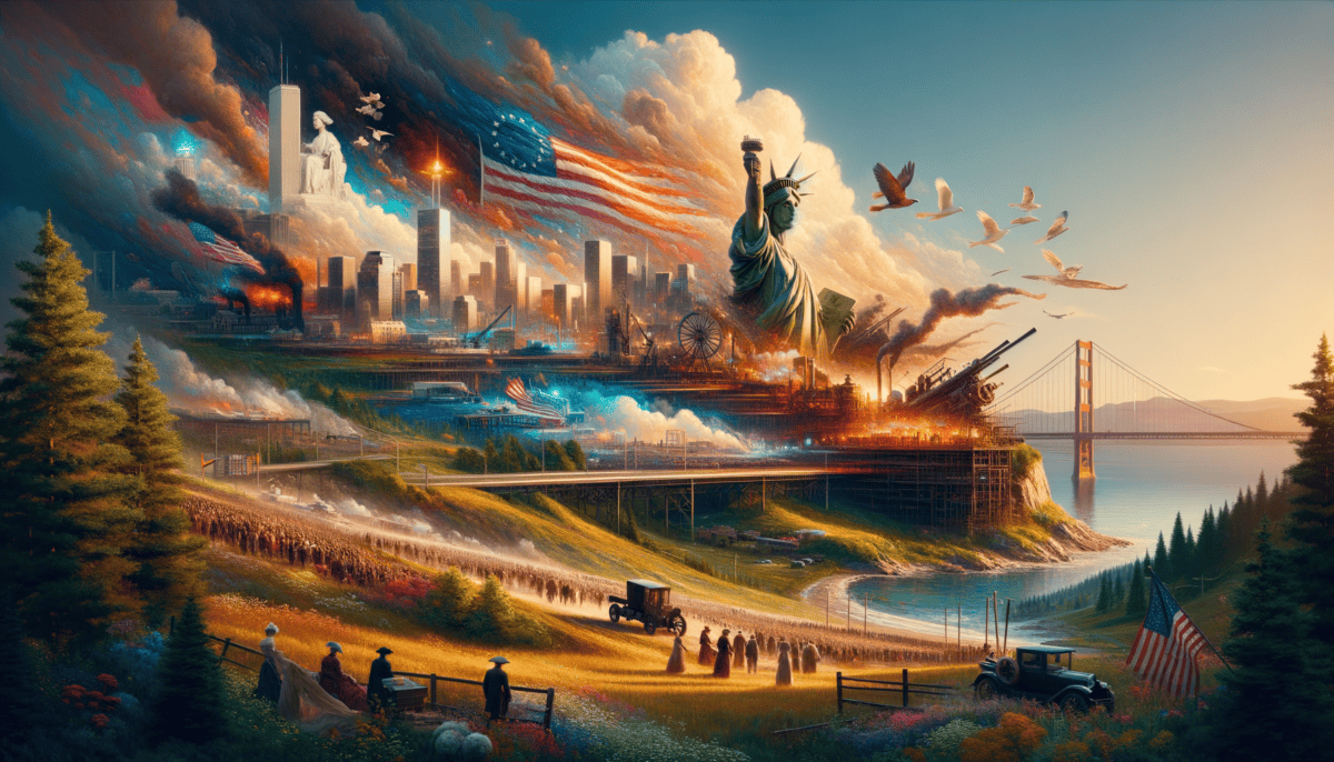 The Epic Journey Through Time: The Complete History of the United States of America 5 Image Description