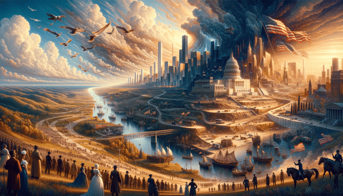 The Epic Journey Through Time: The Complete History of the United States of America 3 Image Description