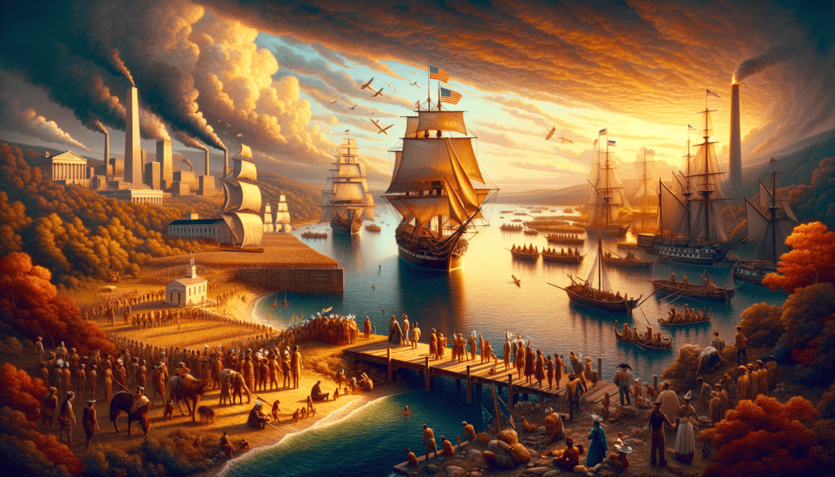 The Epic Journey Through Time: The Complete History of the United States of America 1 Image Description