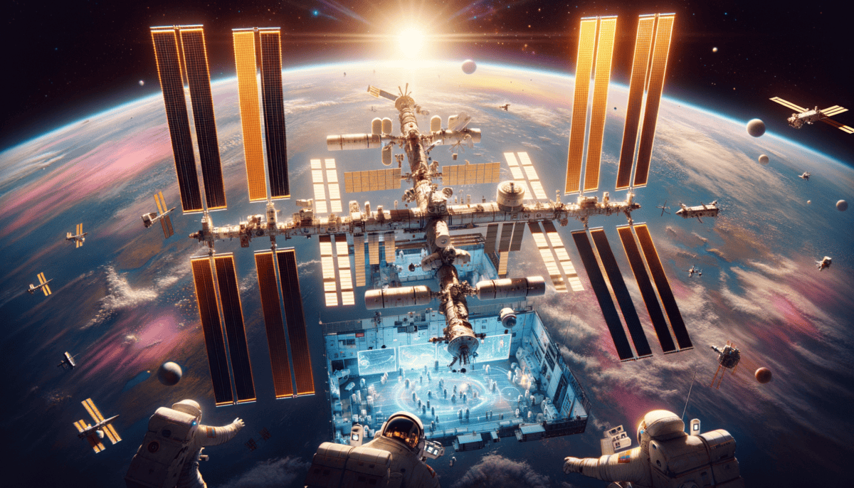 The International Space Station: A Global Collaboration for Humanity's Future in Space 5 Image Description