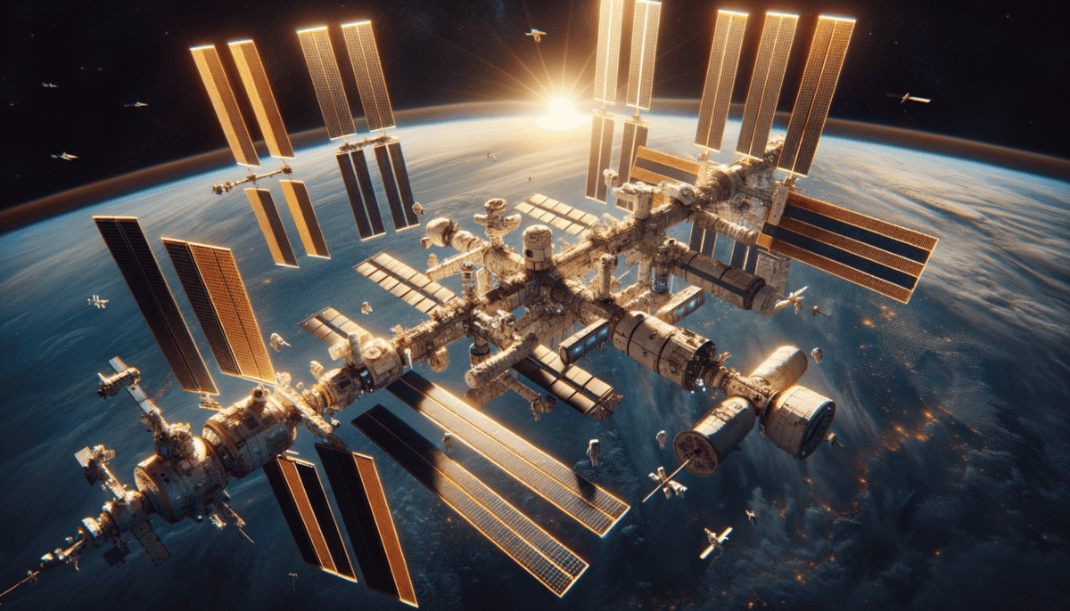 The International Space Station: A Global Collaboration for Humanity's Future in Space 4 Image Description