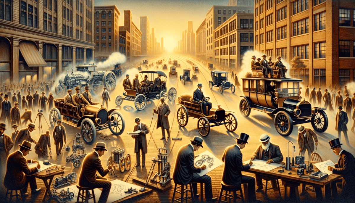 The Invention of the Automobile: The Road to a Revolution in Transportation 1 Image Description