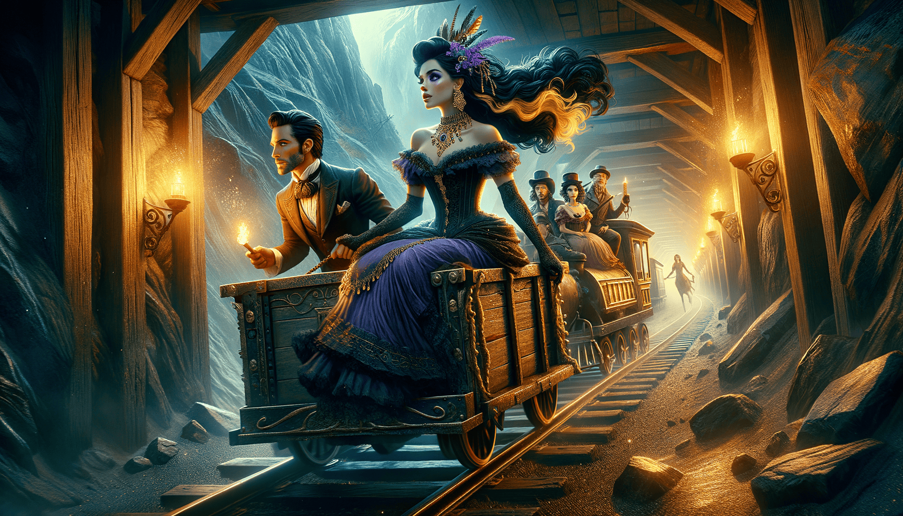 Geraldine's Golden Adventure: Secrets and Spectacles in the 1849 Gold Rush 3 Image Description