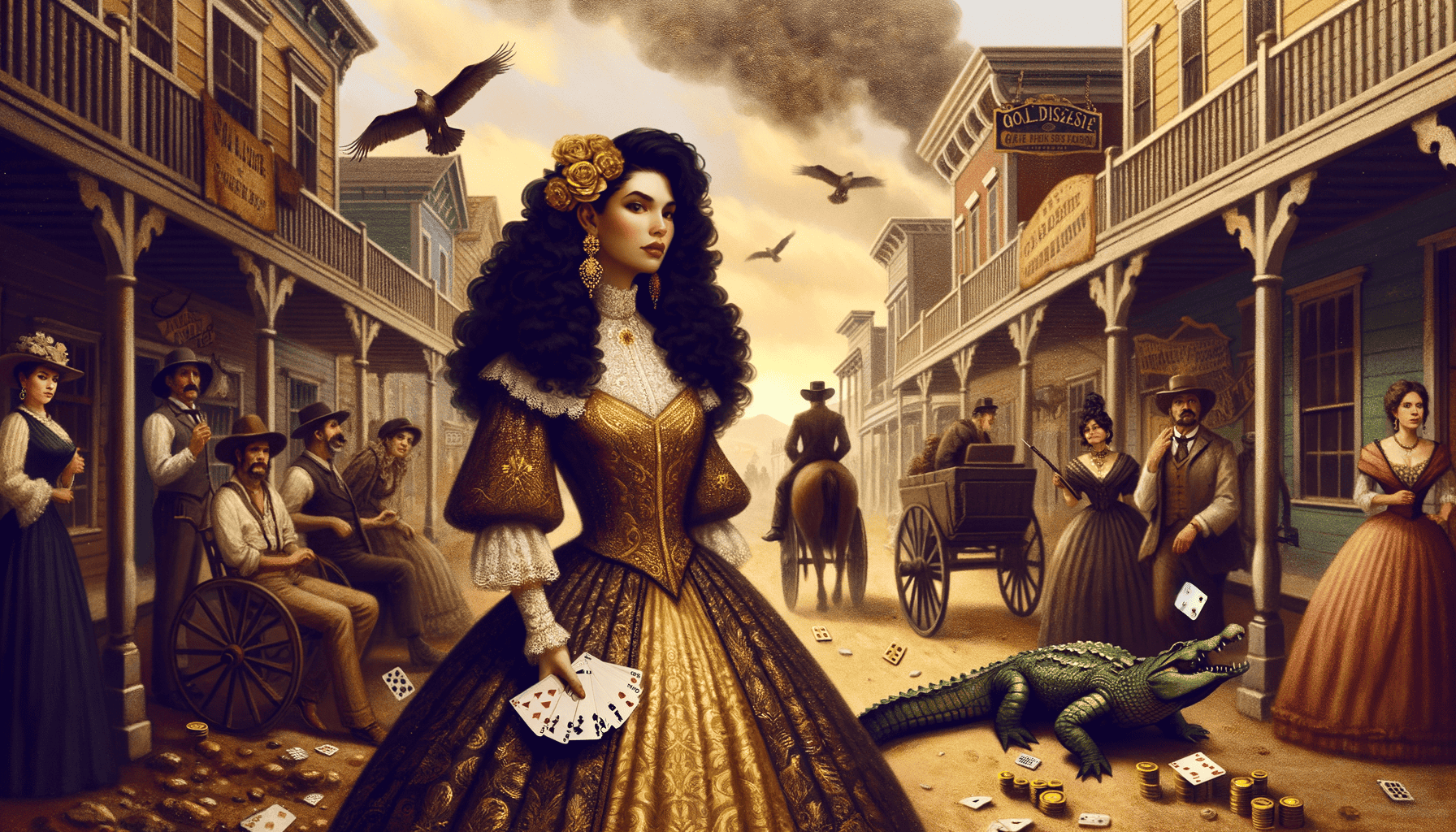 Geraldine's Golden Adventure: Secrets and Spectacles in the 1849 Gold Rush 5 Image Description