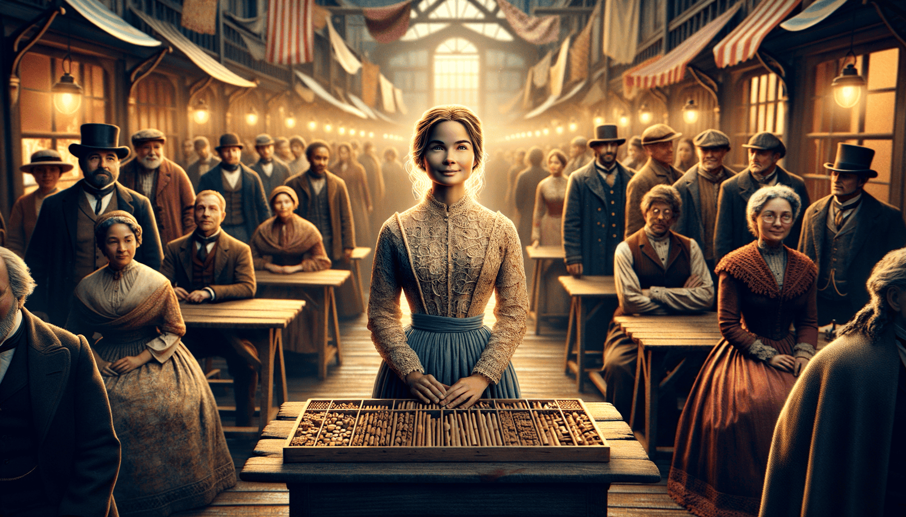 Elizabeth Gilbert (1826-1885): The Blind Woodcarver's Masterpieces Without Sight or School 2 Image Description