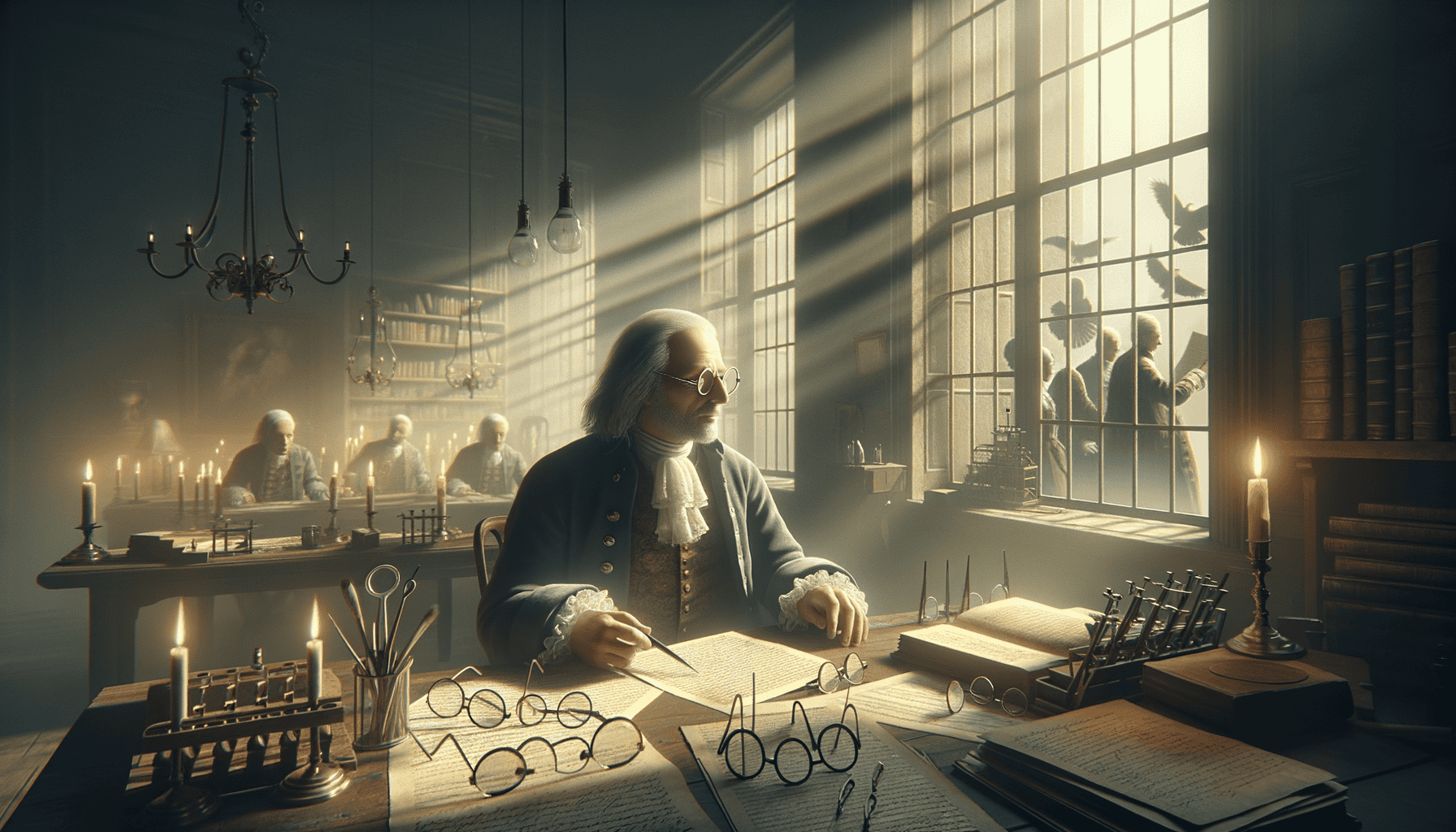 Benjamin Franklin: The Inventor of Bifocals and Visionary of His Time 2 Image Description