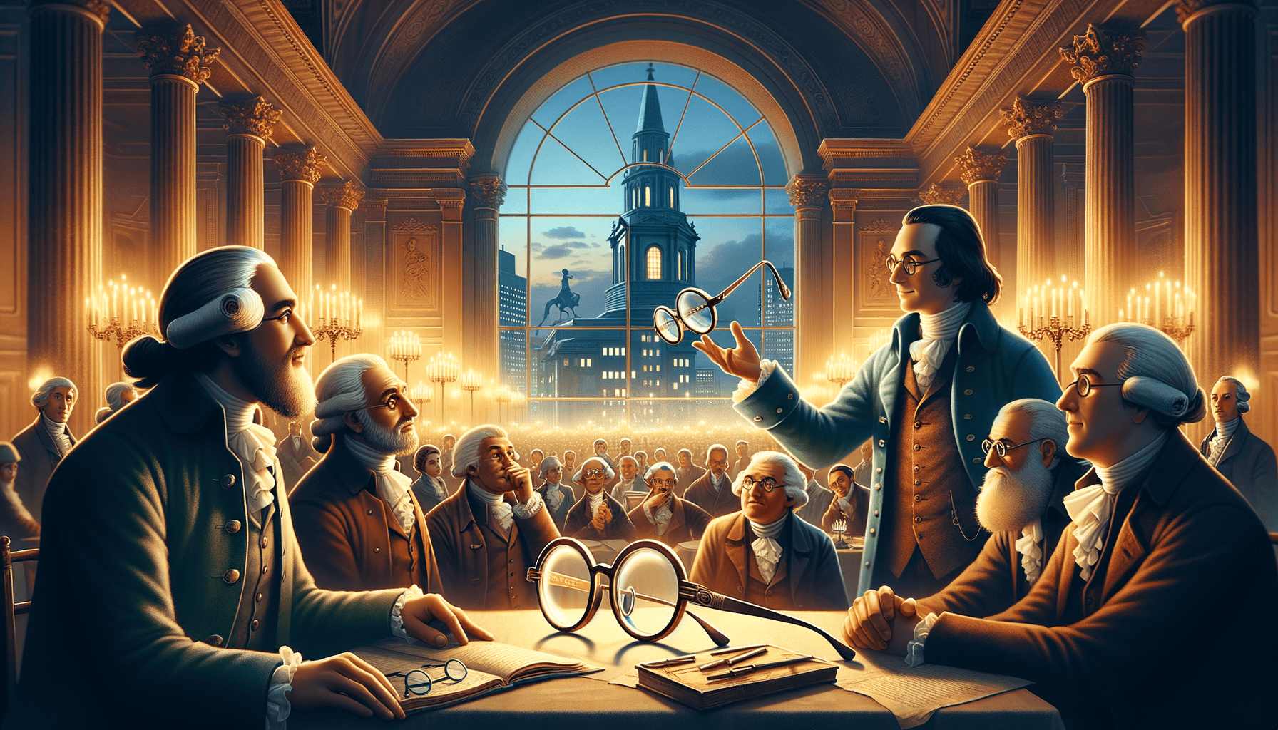 Benjamin Franklin: The Inventor of Bifocals and Visionary of His Time 4 Image Description