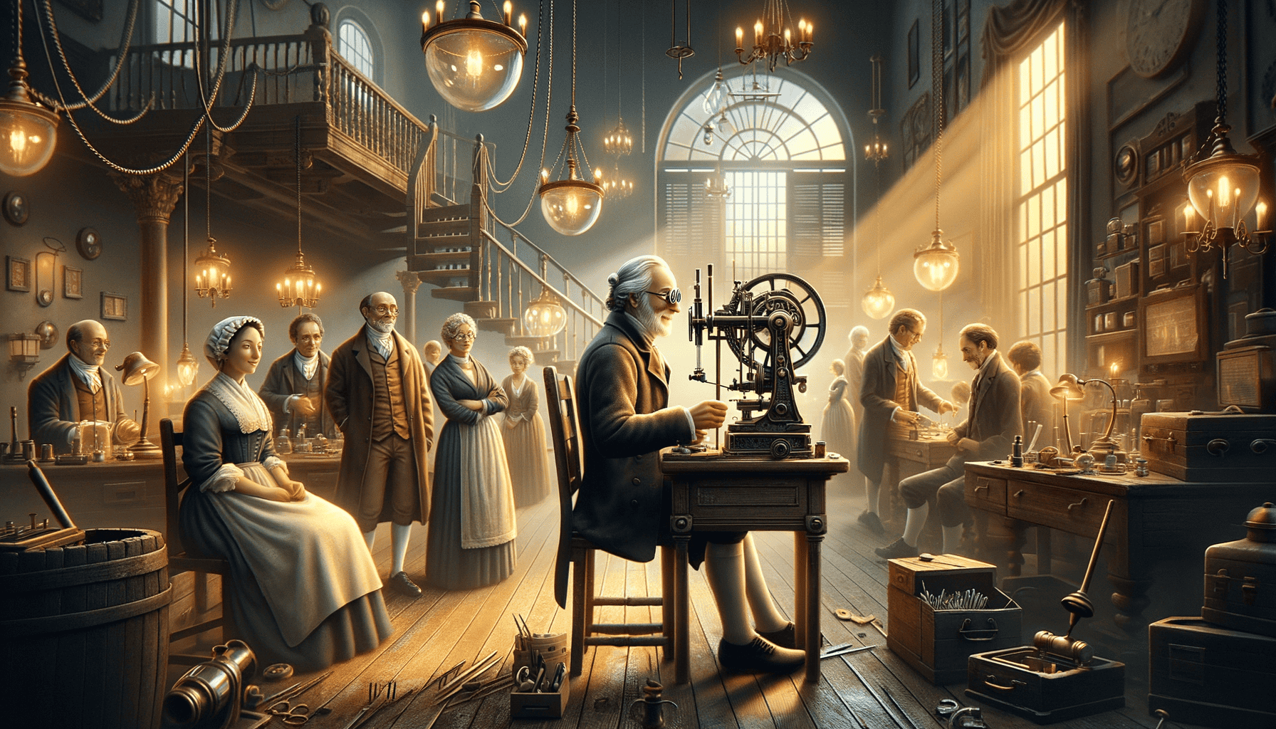 Benjamin Franklin: The Inventor of Bifocals and Visionary of His Time 5 Image Description