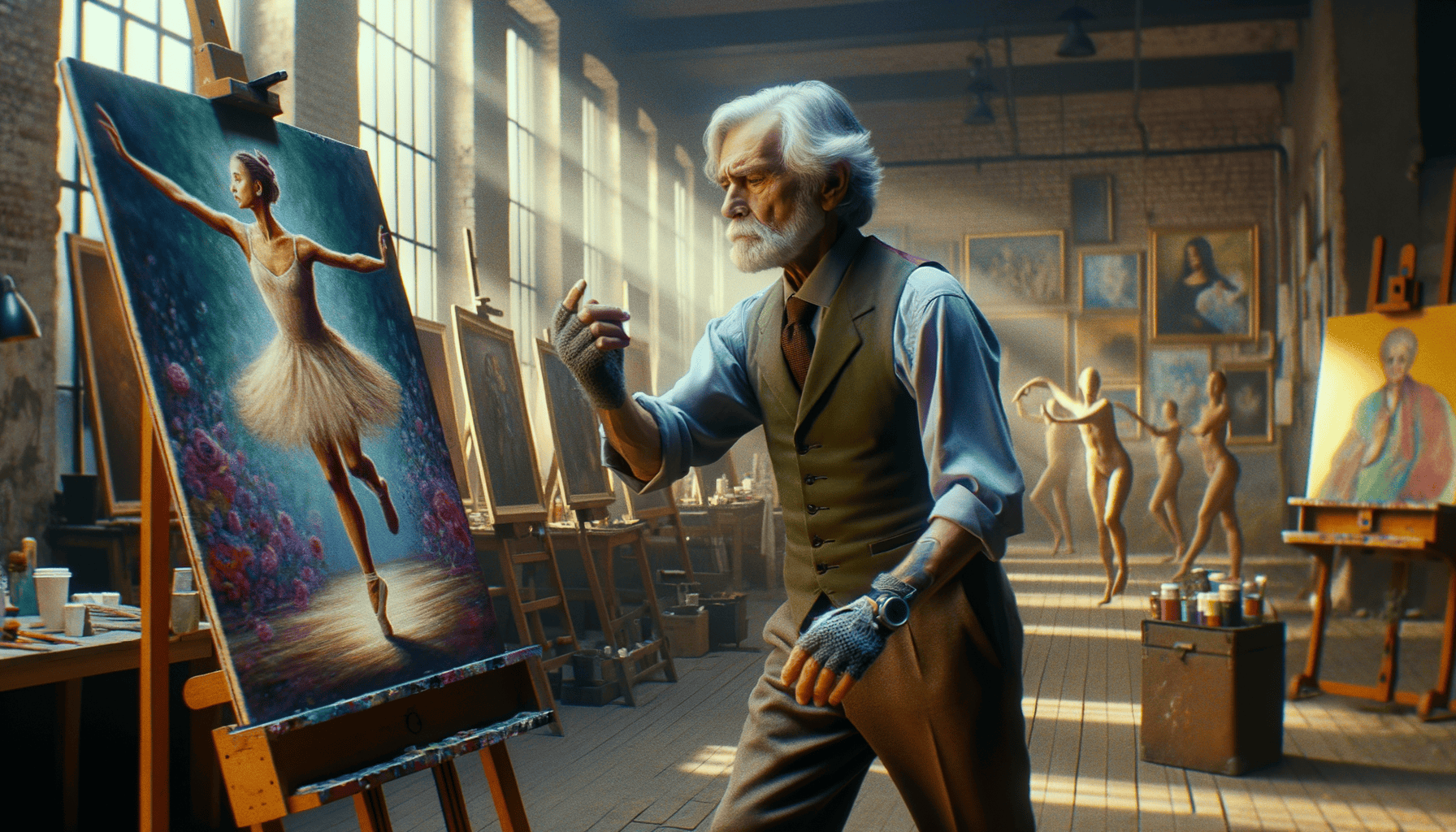 Edgar Degas: Seeing Art Through Touch - A Sculptor's Vision Beyond Sight 3 Image Description