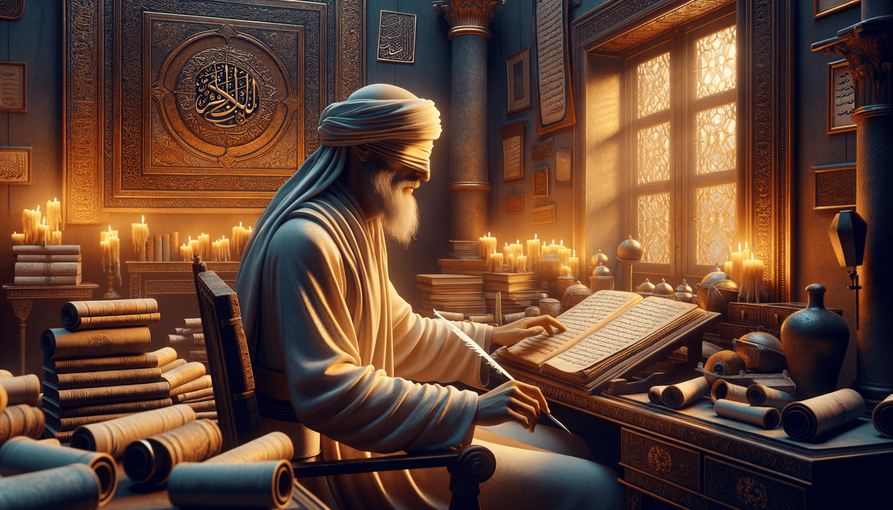 Al-Maarri, the Blind Poet: A Beacon of Rationalism in the Islamic Golden Age 2 Image Description