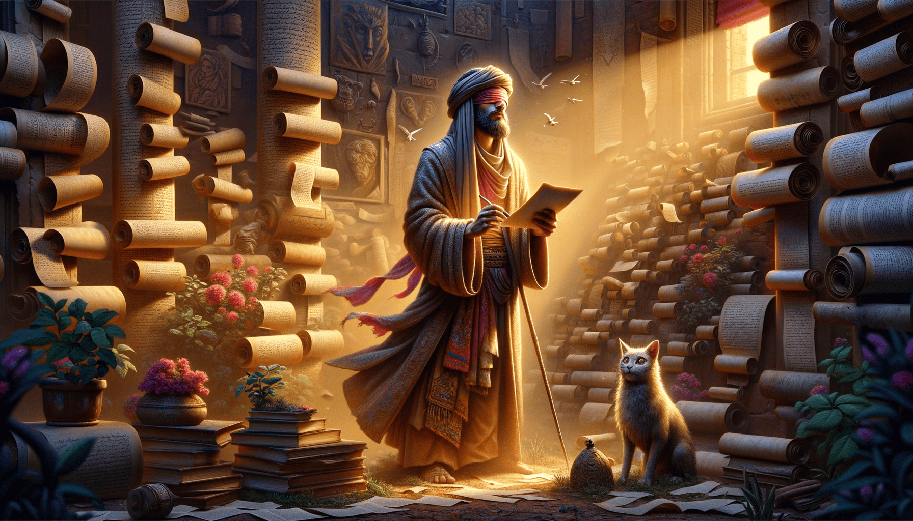 Al-Maarri, the Blind Poet: A Beacon of Rationalism in the Islamic Golden Age 4 Image Description