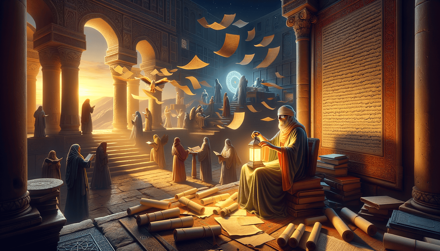 Al-Maarri, the Blind Poet: A Beacon of Rationalism in the Islamic Golden Age 5 Image Description