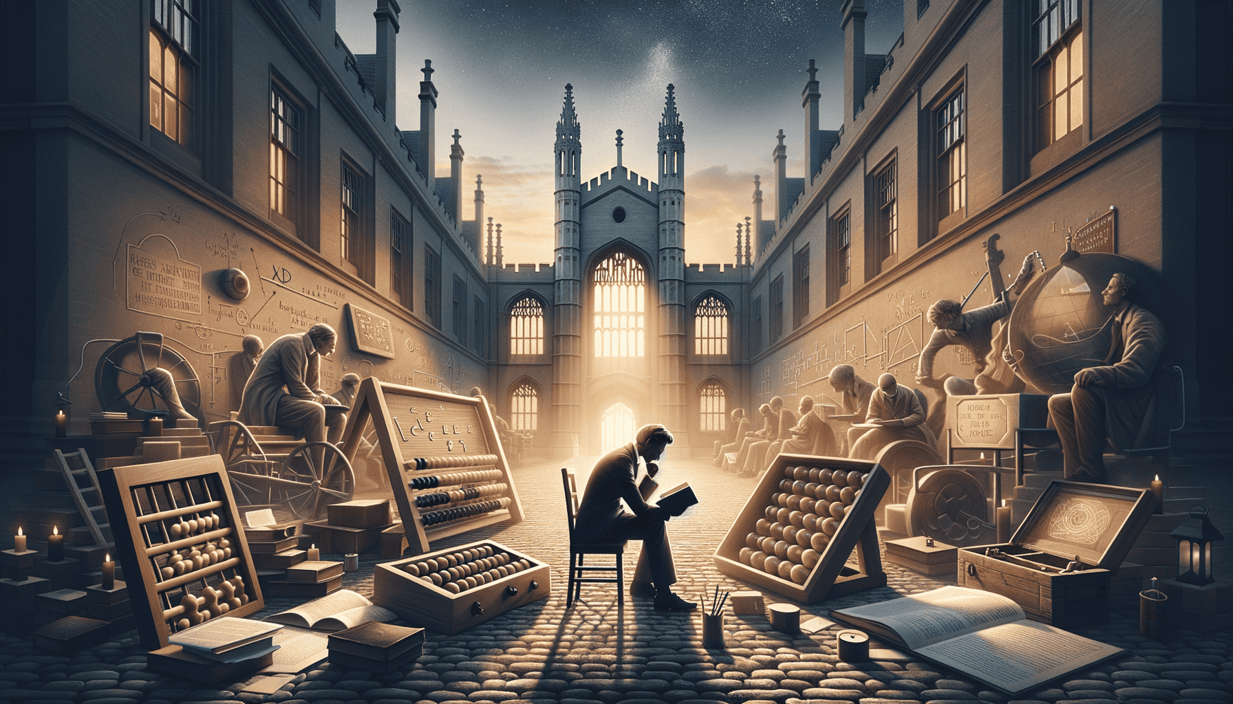 Nicholas Saunderson: Vision Beyond Sight - The Blind Genius of Cambridge 5 Image Description